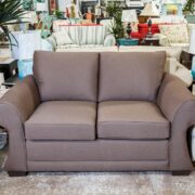 A brown loveseat sofa | Loveseat Sofa Sets