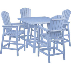 white-colored commercial patio furniture sets